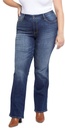 Jeans tiro alto corte boot