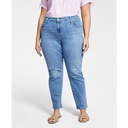 Jeans slim de pierna recta rasgados