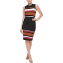 Vestido tejido a rayas