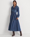 Vestido camisero con cinturòn