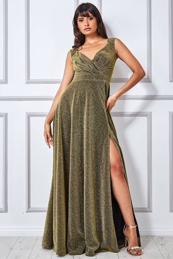 Vestido brillante con escote corazón (copia)