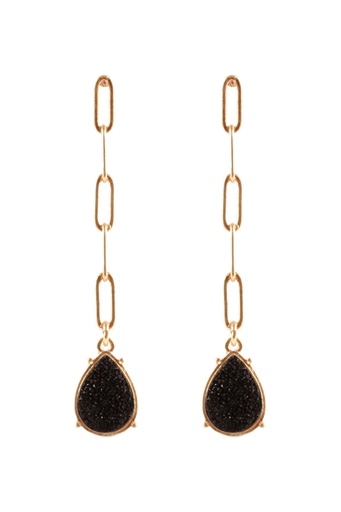 [1780019] Aretes con eslabones de Druz
