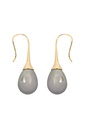 Aretes de perla en gota