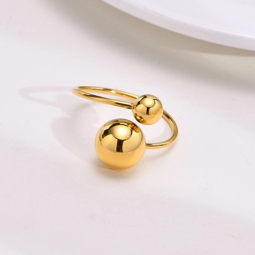 [1790051] Anillo ajustable sólido y simple