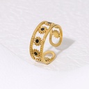 Anillo minimalista floral