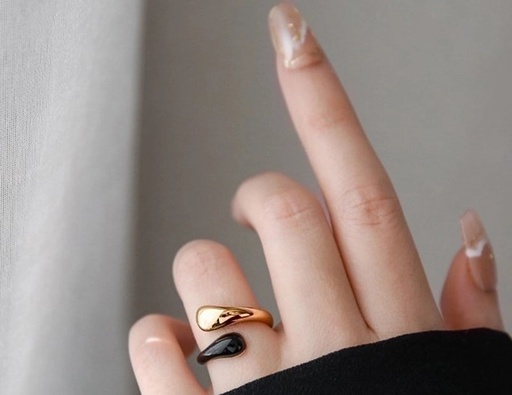 [1790059] Anillo con bloque de color