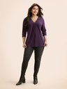 Blusa con bordado de Patchwork