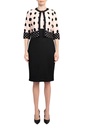 Vestido con chaqueta polka