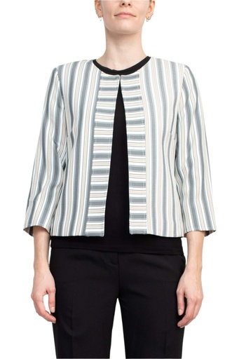 Blazer a rayas con mangas en 3/4 (copia)