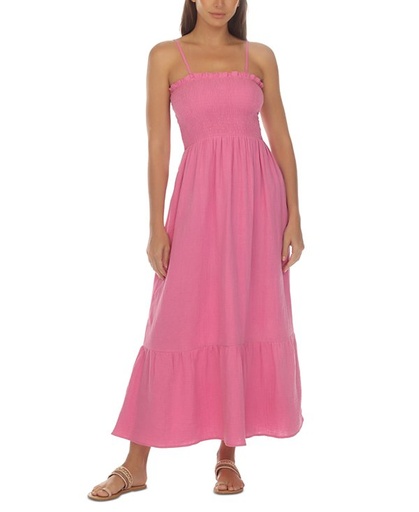 Vestido Playero con corpiño elástico