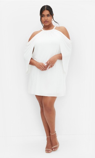 Vestido Karlee con cuello halter