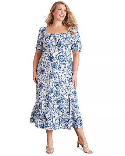 Vestido Maxi con manga corta