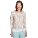 Blusa de cuello redondo con vitrales (copia)