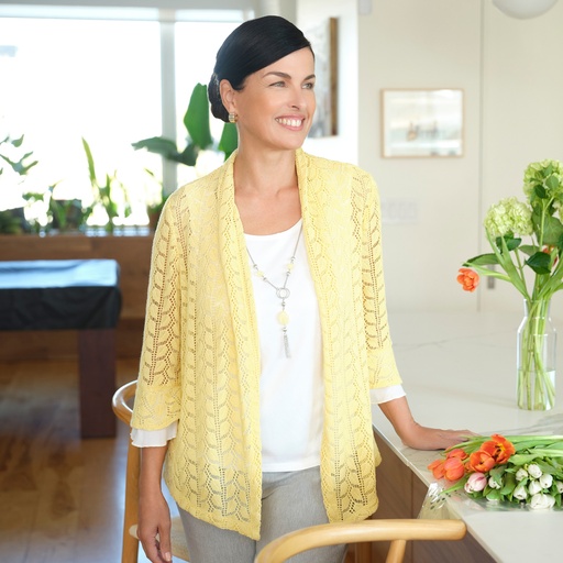 Cárdigan dos en uno con collar (copia)