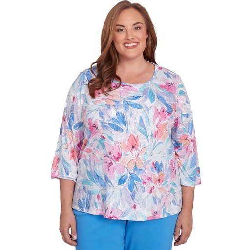 Blusa Biadere con cuello redondo (copia)