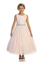 Vestido cascada con encaje floral