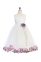 Vestido con pétalos y lentejuelas (copia)