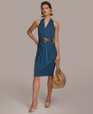 Vestido de escote en V plisado (copia)