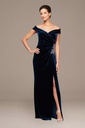 Vestido formal de terciopelo