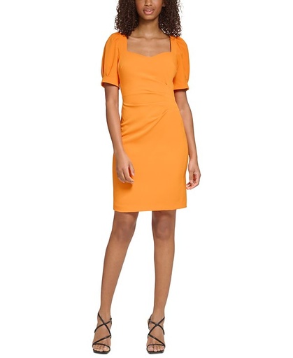 Vestido camisero con mangas abullonadas (copia)