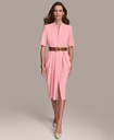 Vestido con escote mandarín