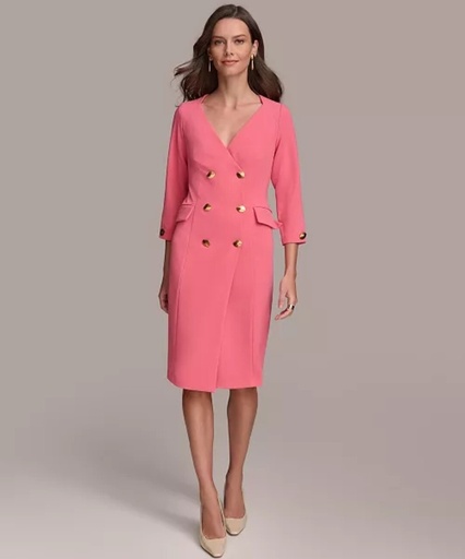 Vestido midi con cinturón y bolsillos (copia)