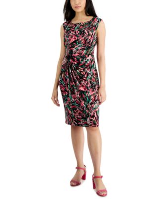 Vestido de jersey con estampado