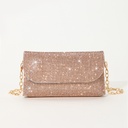 Bolso brillante con correa