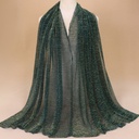 Elegante chal de gasa brillante