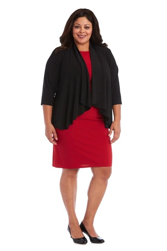 Bolero con mangas 3/4 y vuelo