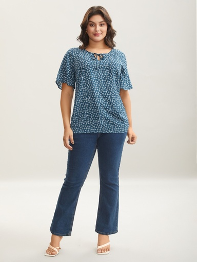 Blusa floral de mangas cortas Ditsy (copia)