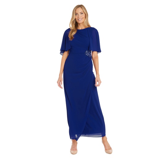 Vestido de fiesta con capa corta (copia)