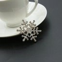 Broche de mini copo de nieve