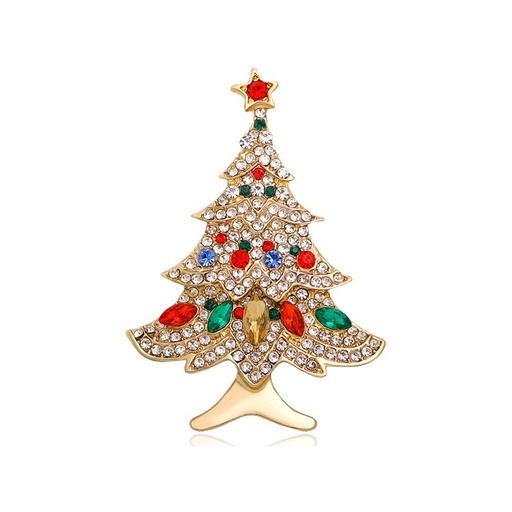 [2170071] Broche de árbol de Navidad brillante