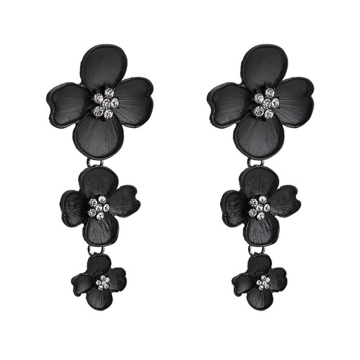 [2170169] Aretes largos de flores frescas