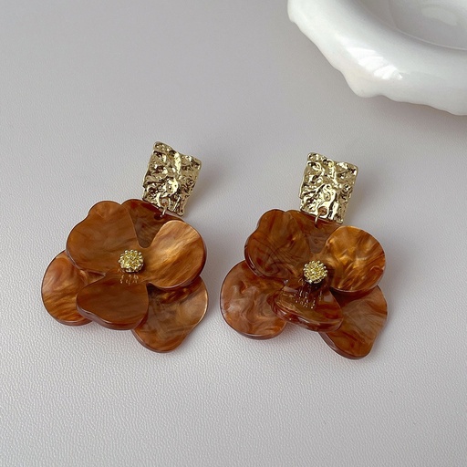 [2170191] Aretes de flores acrílicas
