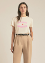 T shirt sólida Gardenia
