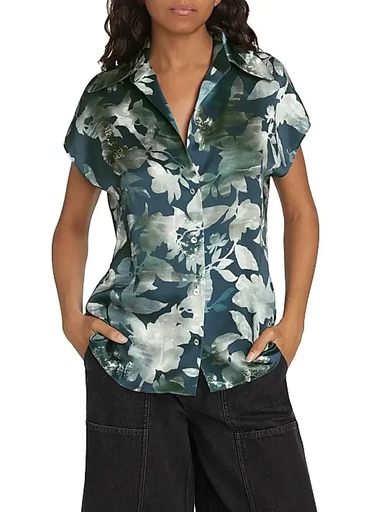 Blusa de seda Shimmer Lake