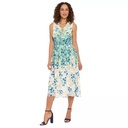 Vestido midi con escote en V