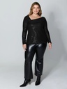 Blusa de lentejuelas brillantes