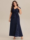 Vestido tejido de punto anudado