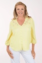Blusa campesina de crepé