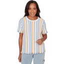 Blusa tejida con flecos discretos