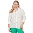 Blusa de encaje texturizado
