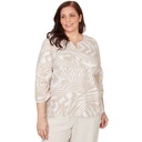 Blusa con estampado animal