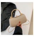 Bolso brillante de fiesta con broche