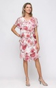 Vestido en capas con estampado floral