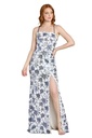 Vestido largo floral de lentejuelas Isabell