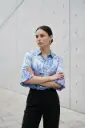 Camisera con estampado floral Paisley