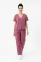 Set de pantalón y blusa sólidos